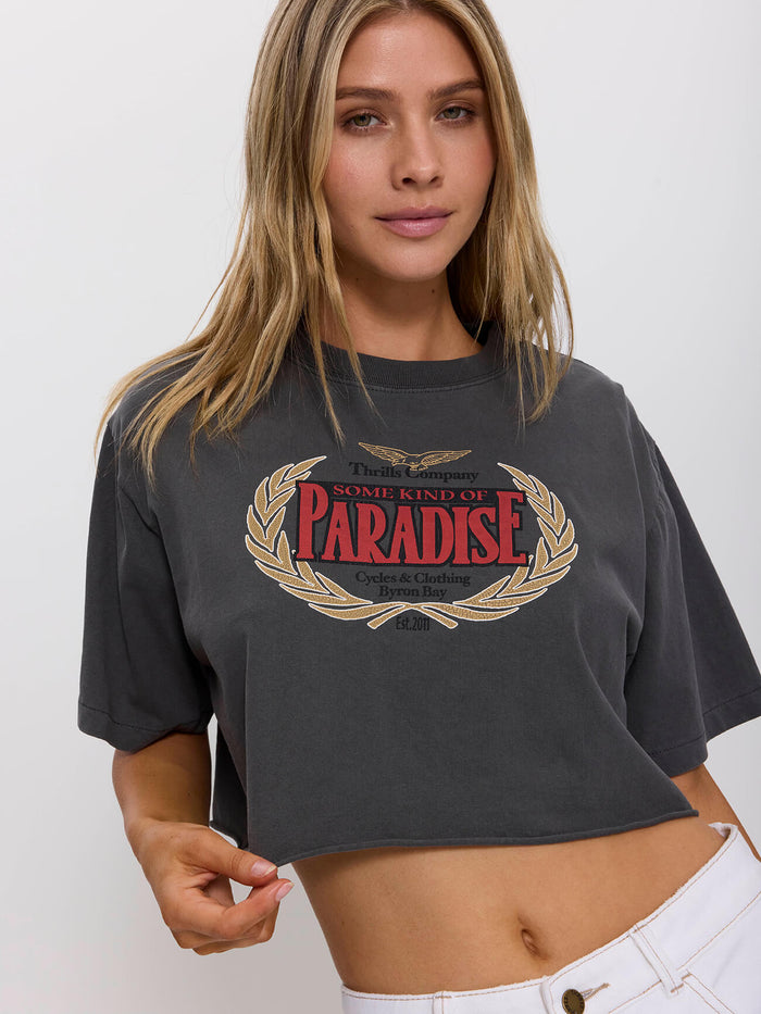Never Mind The Rest Super Crop Tee - Merch Black 4