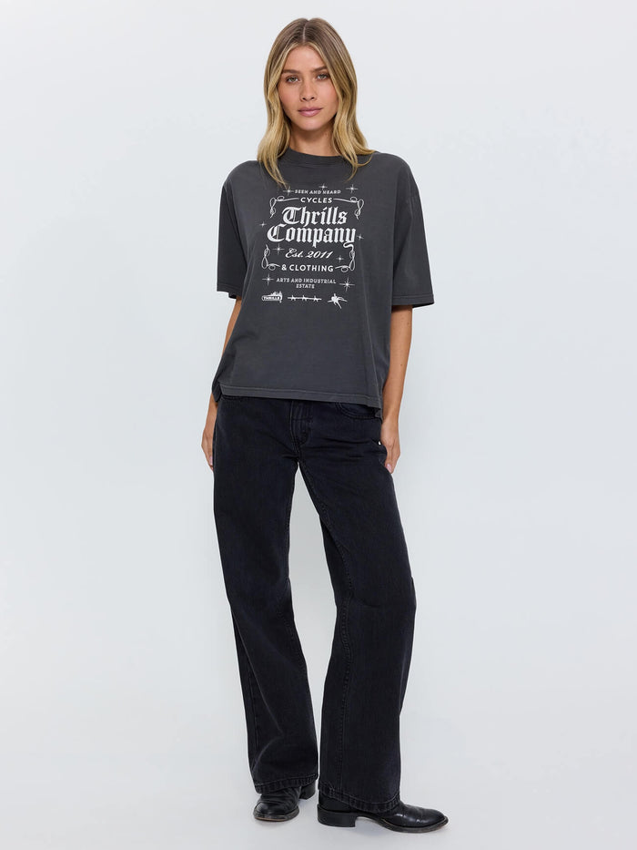 High Vis Square Tee - Merch Black 4