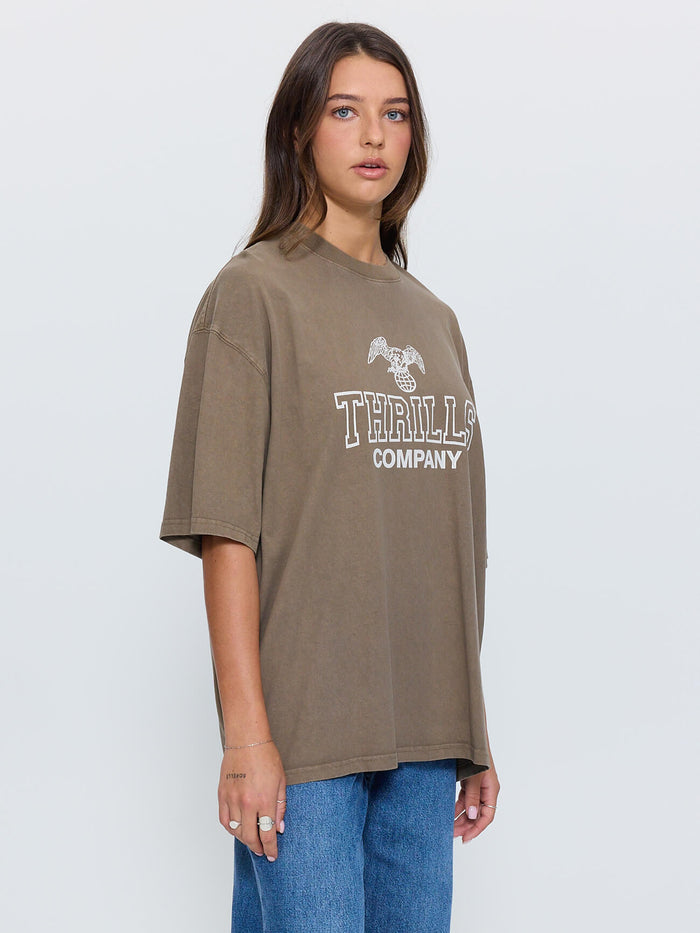 Break Point Oversized Tee - Desert 4