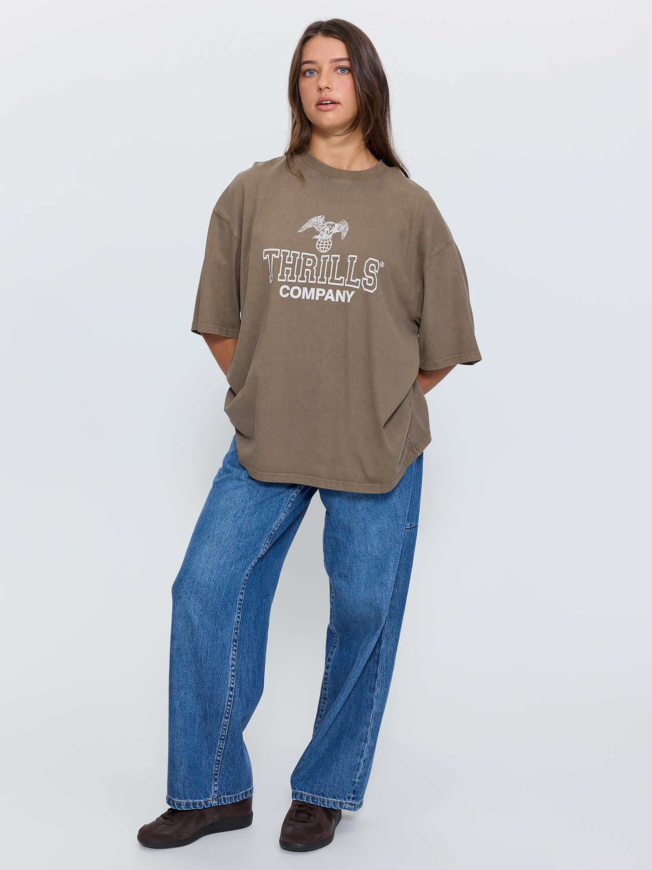 Break Point Oversized Tee - Desert 4