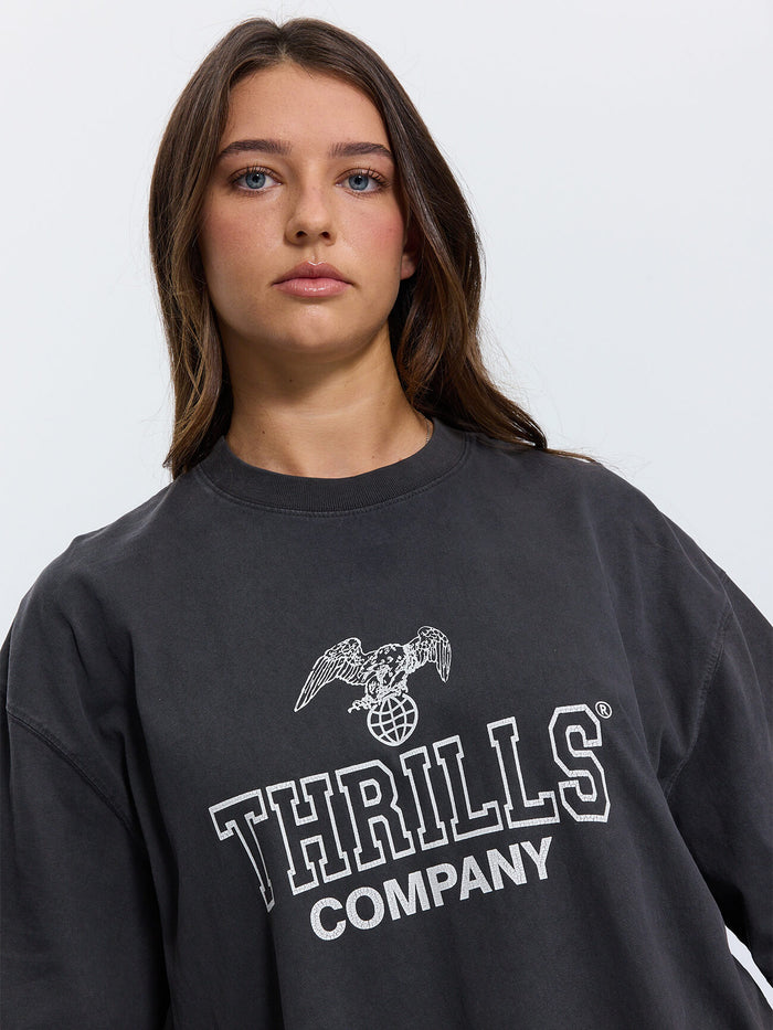 Break Point Oversized Tee - Dark Merch Black 4