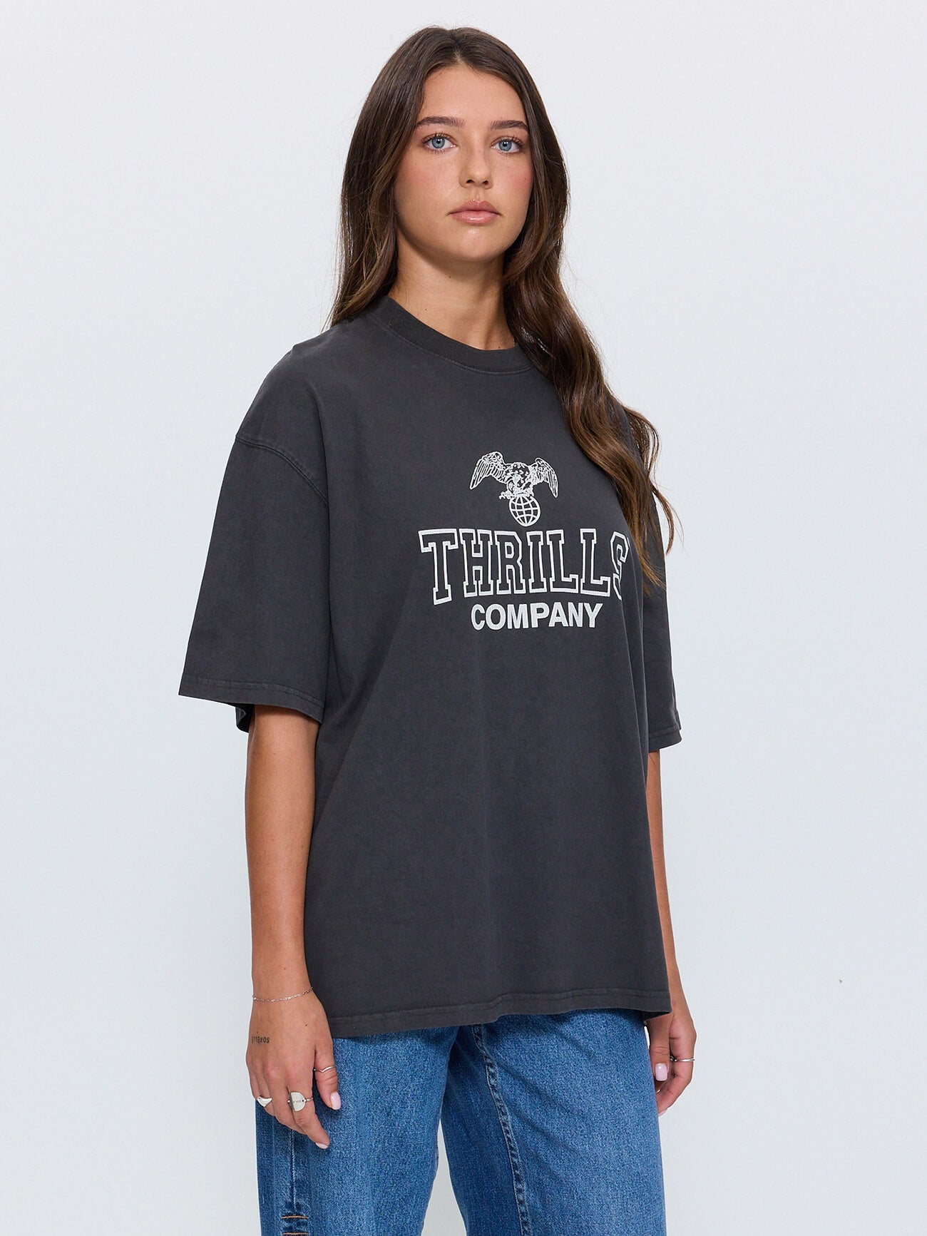 Break Point Oversized Tee - Dark Merch Black 4