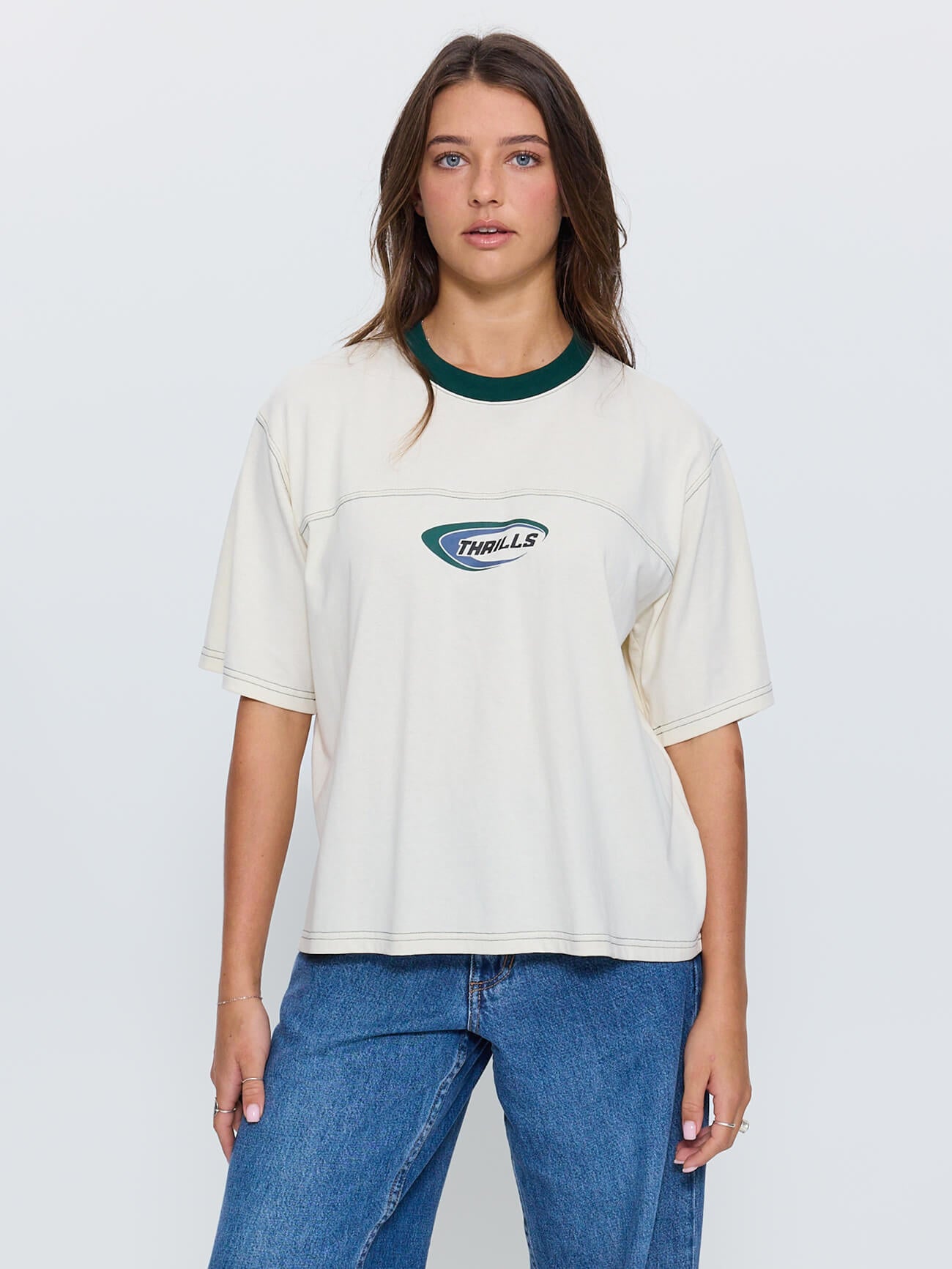 Sphere Square Tee - Heritage White 4