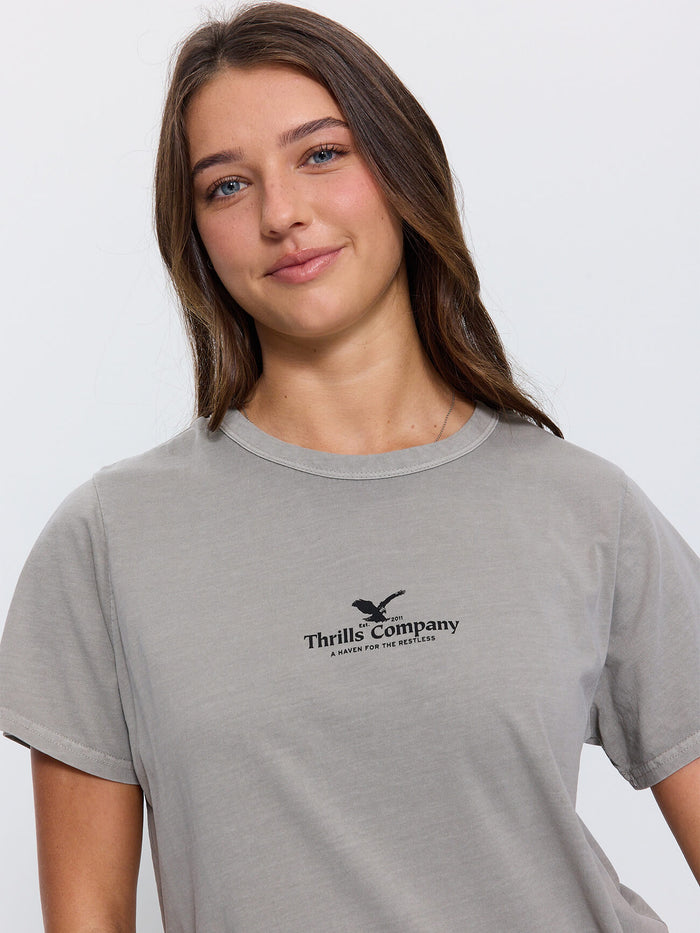 Haven For The Reckless Relaxed Tee - Fog 4