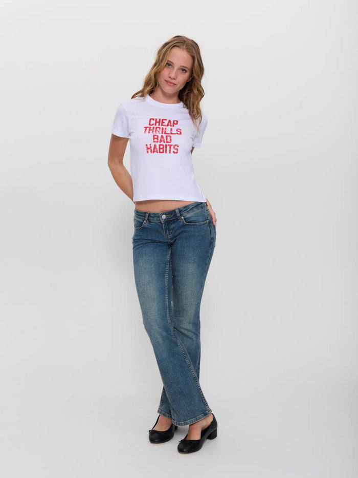 Poor Choices Boy Tee - White