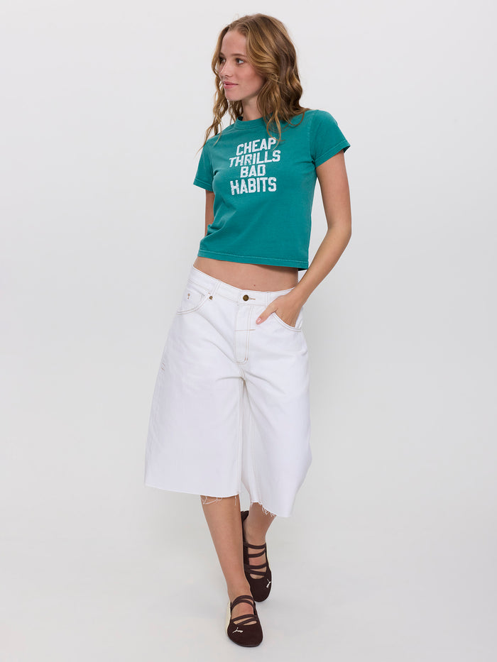 Poor Choices Boy Tee - New Teal 4