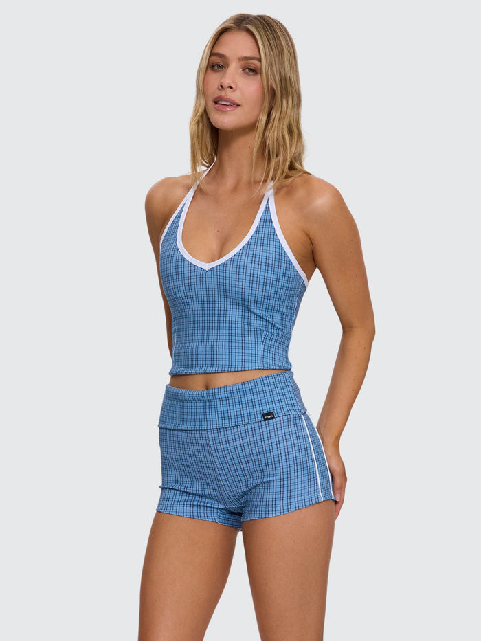 Lost Cause Halter Tank - Vintage Blue 4