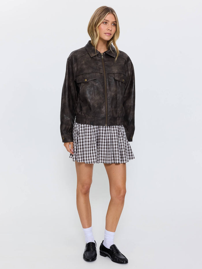 Davie Jacket - Washed Brown 4