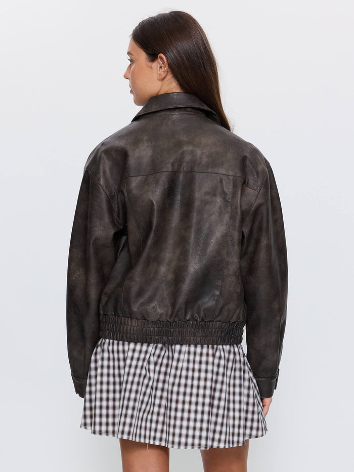 Davie Jacket - Washed Brown 4