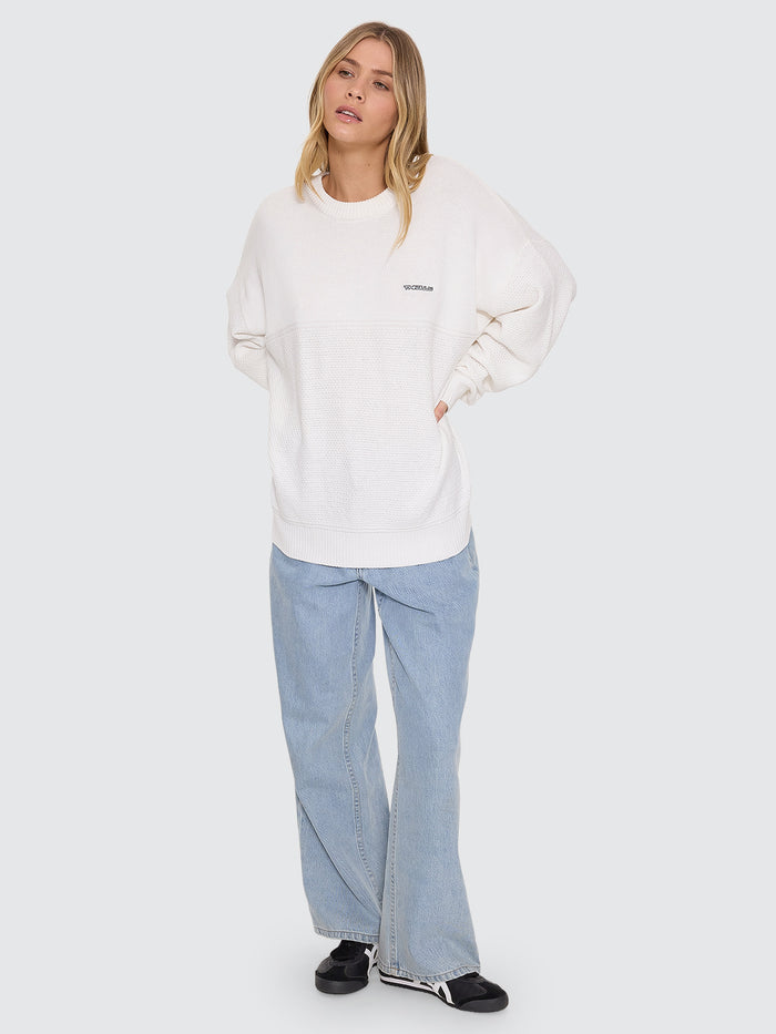 On Repeat Knit Pullover - Chalk