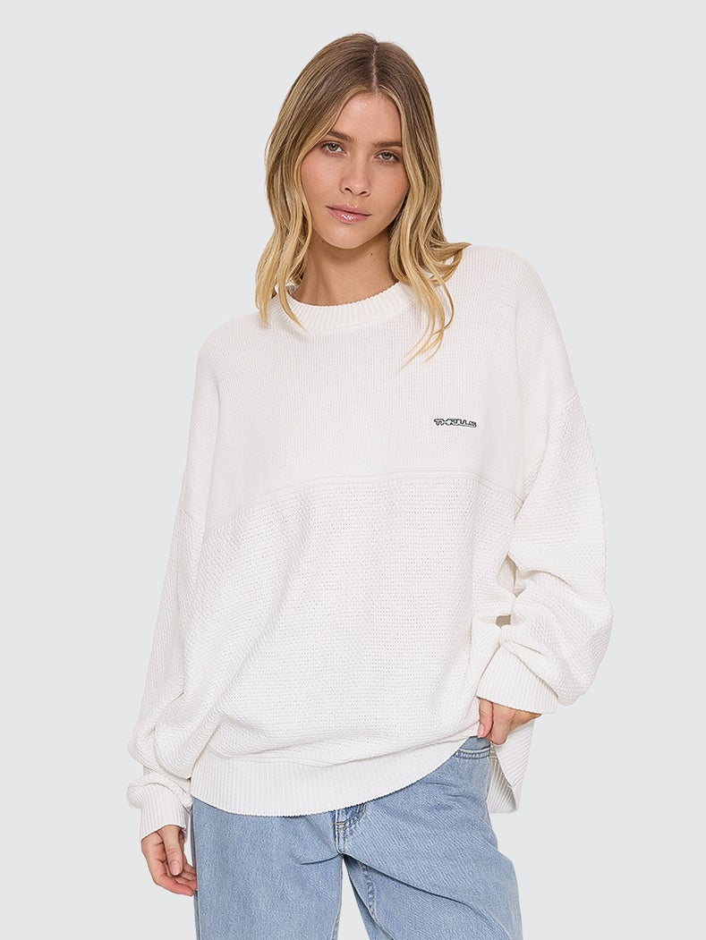 On Repeat Knit Pullover - Chalk