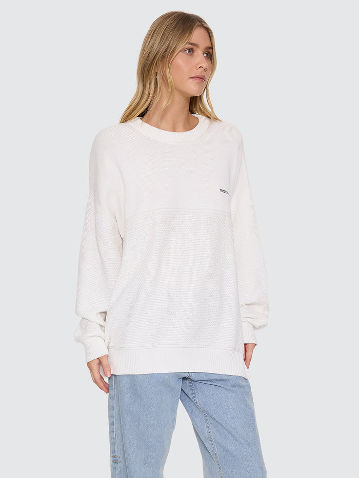 On Repeat Knit Pullover - Chalk