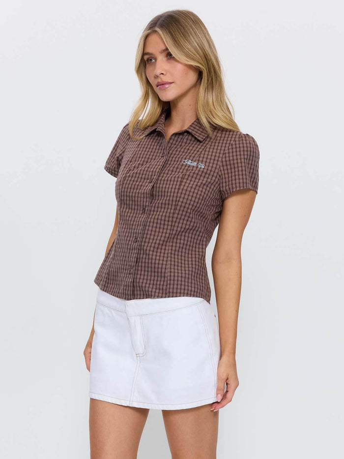 Lucid Check Shirt - Brown 4