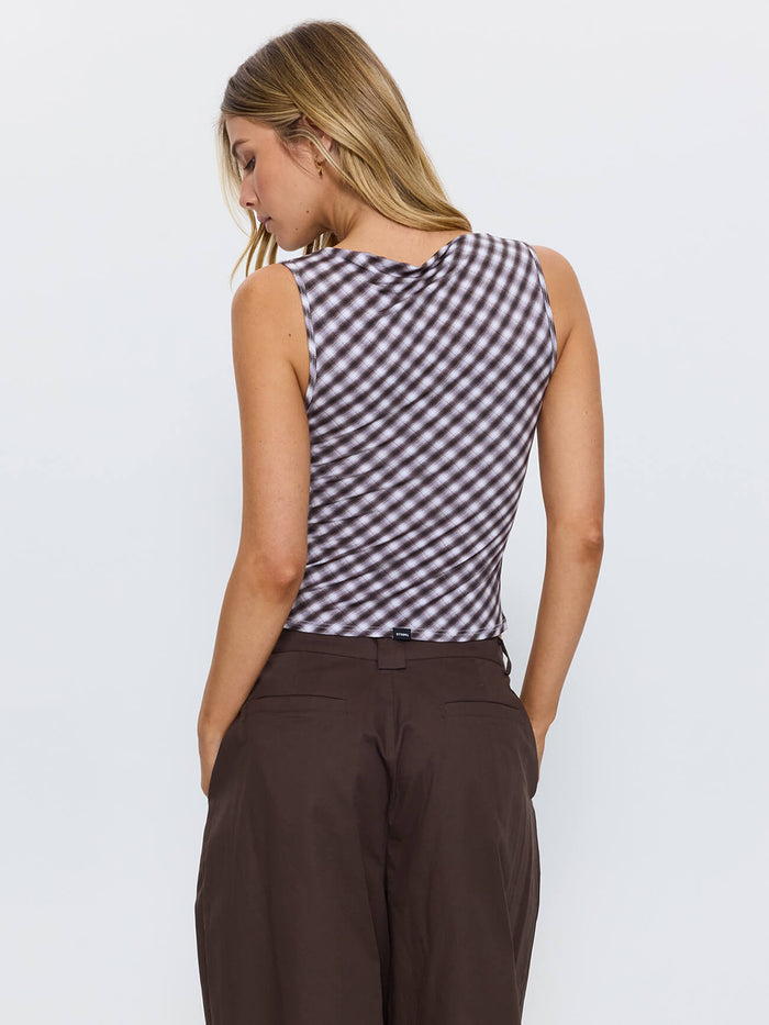 Stagger Check Tank - Black