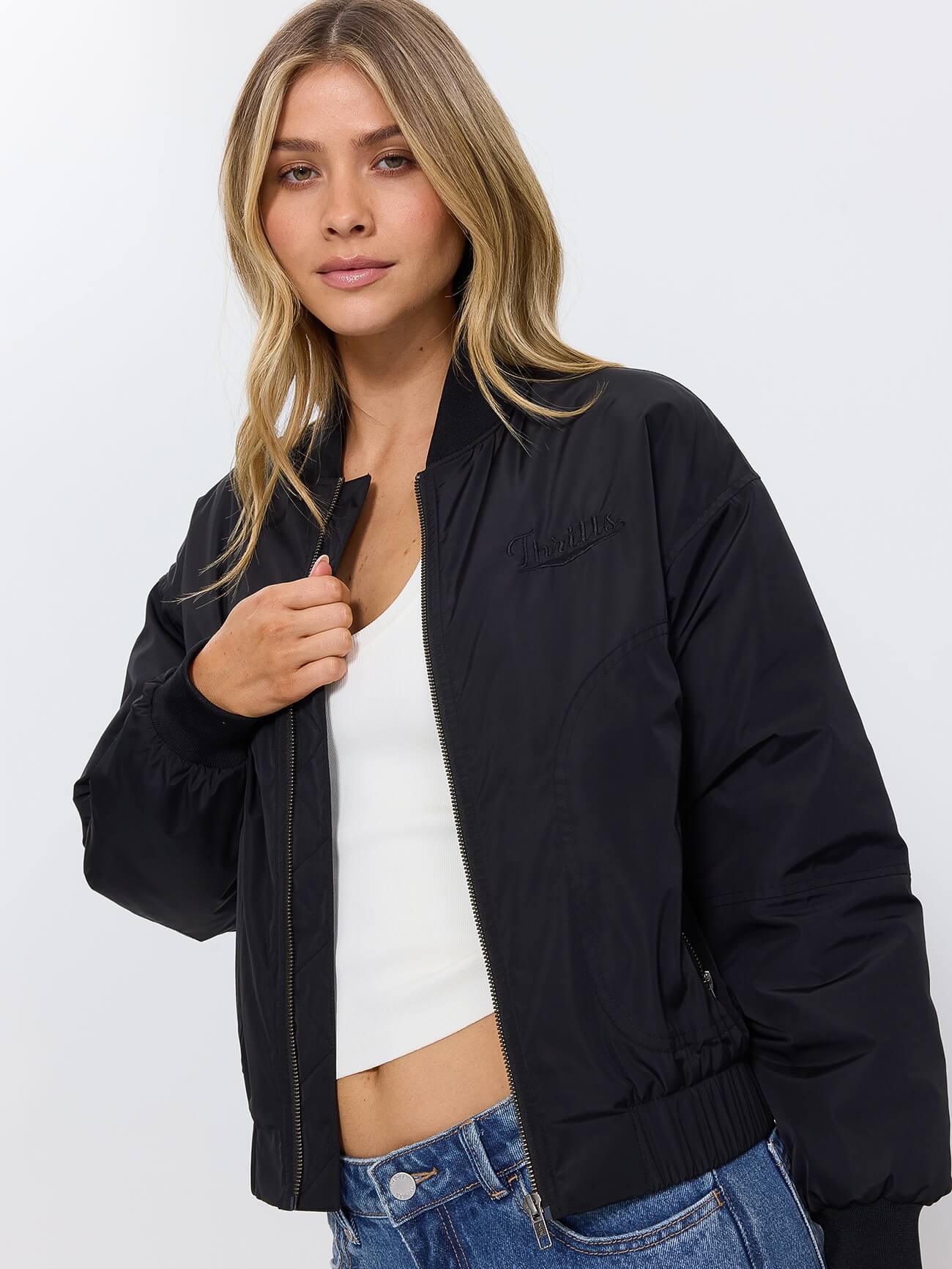 Jet Bomber Jacket - Black 4