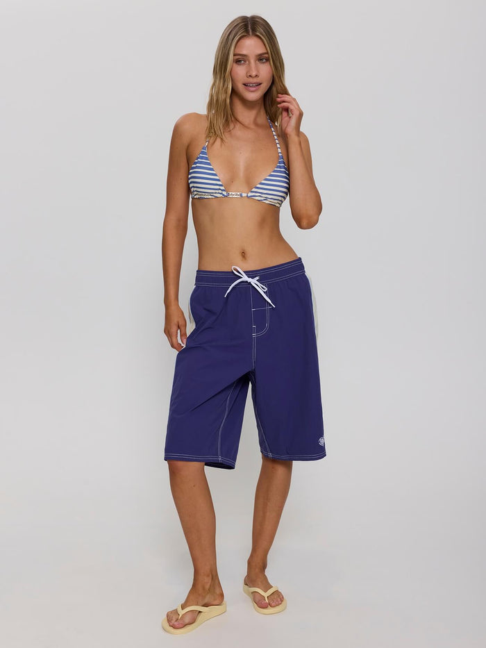 No Clue Elastic Waist Boardshort - Blue Indigo 4