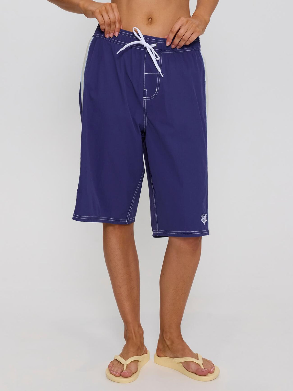 No Clue Elastic Waist Boardshort - Blue Indigo 4