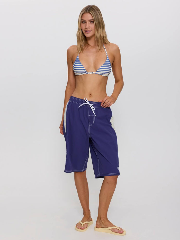 No Clue Elastic Waist Boardshort - Blue Indigo 4