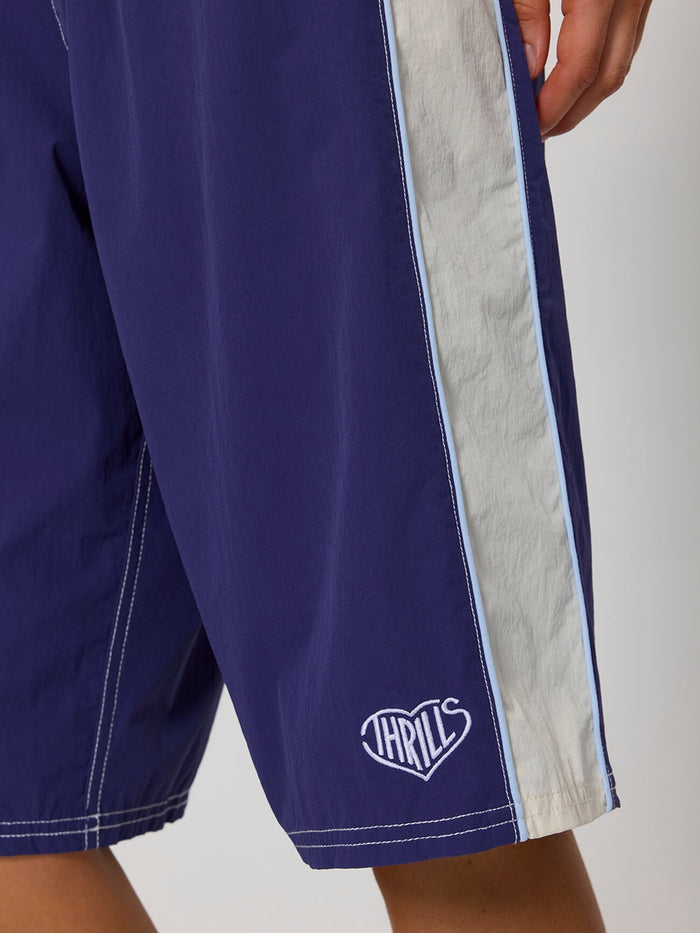 No Clue Elastic Waist Boardshort - Blue Indigo 4