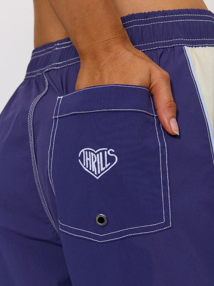 No Clue Elastic Waist Boardshort - Blue Indigo 4