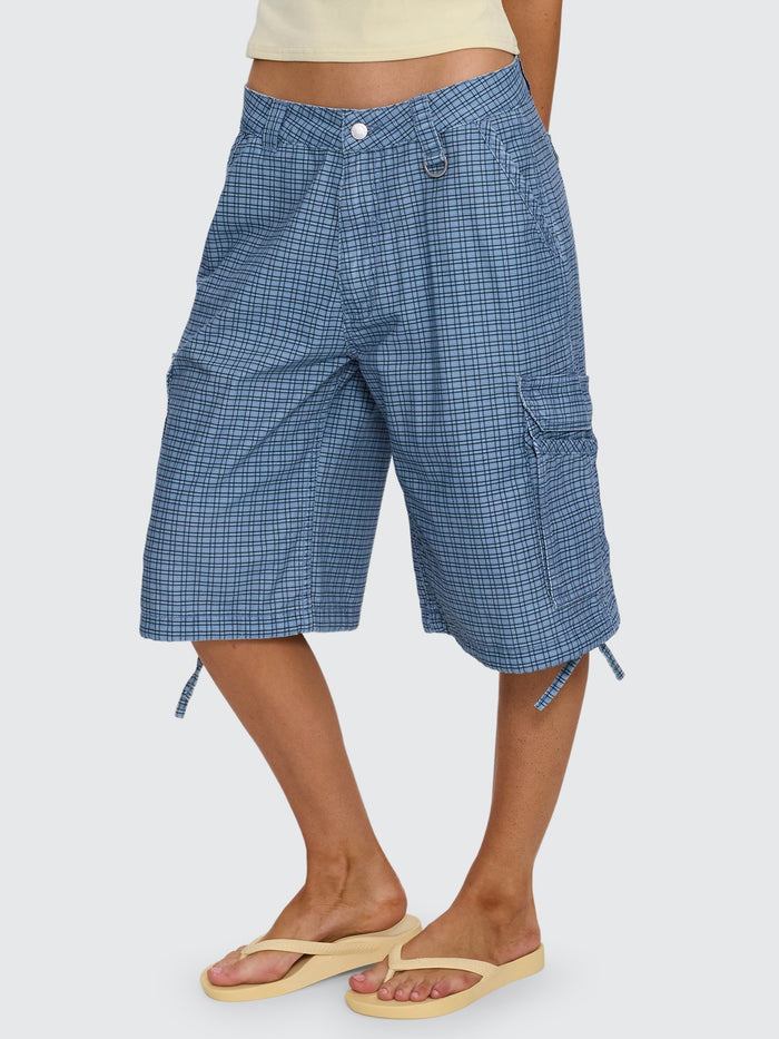 Lost Cause Baggy Cargo Short - Vintage Blue 4