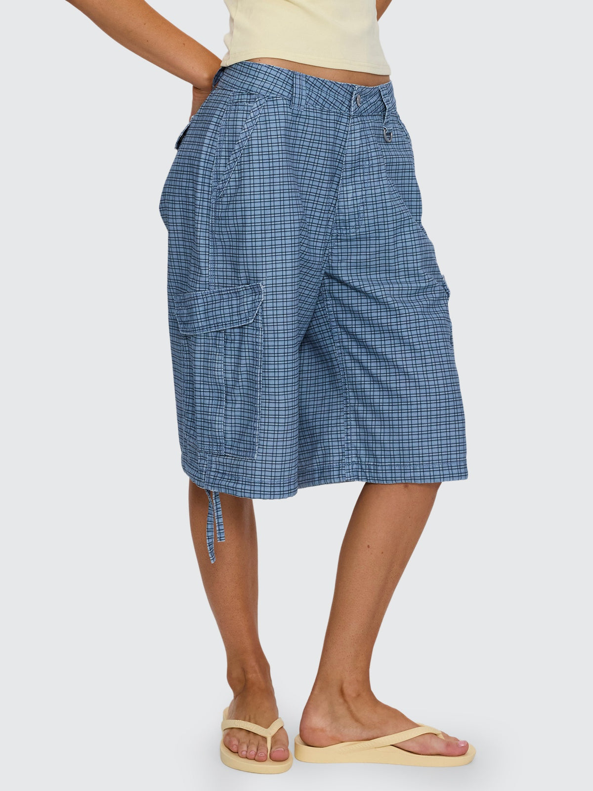 Lost Cause Baggy Cargo Short - Vintage Blue 4