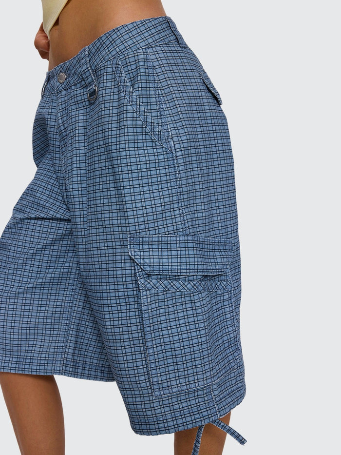 Lost Cause Baggy Cargo Short - Vintage Blue 4