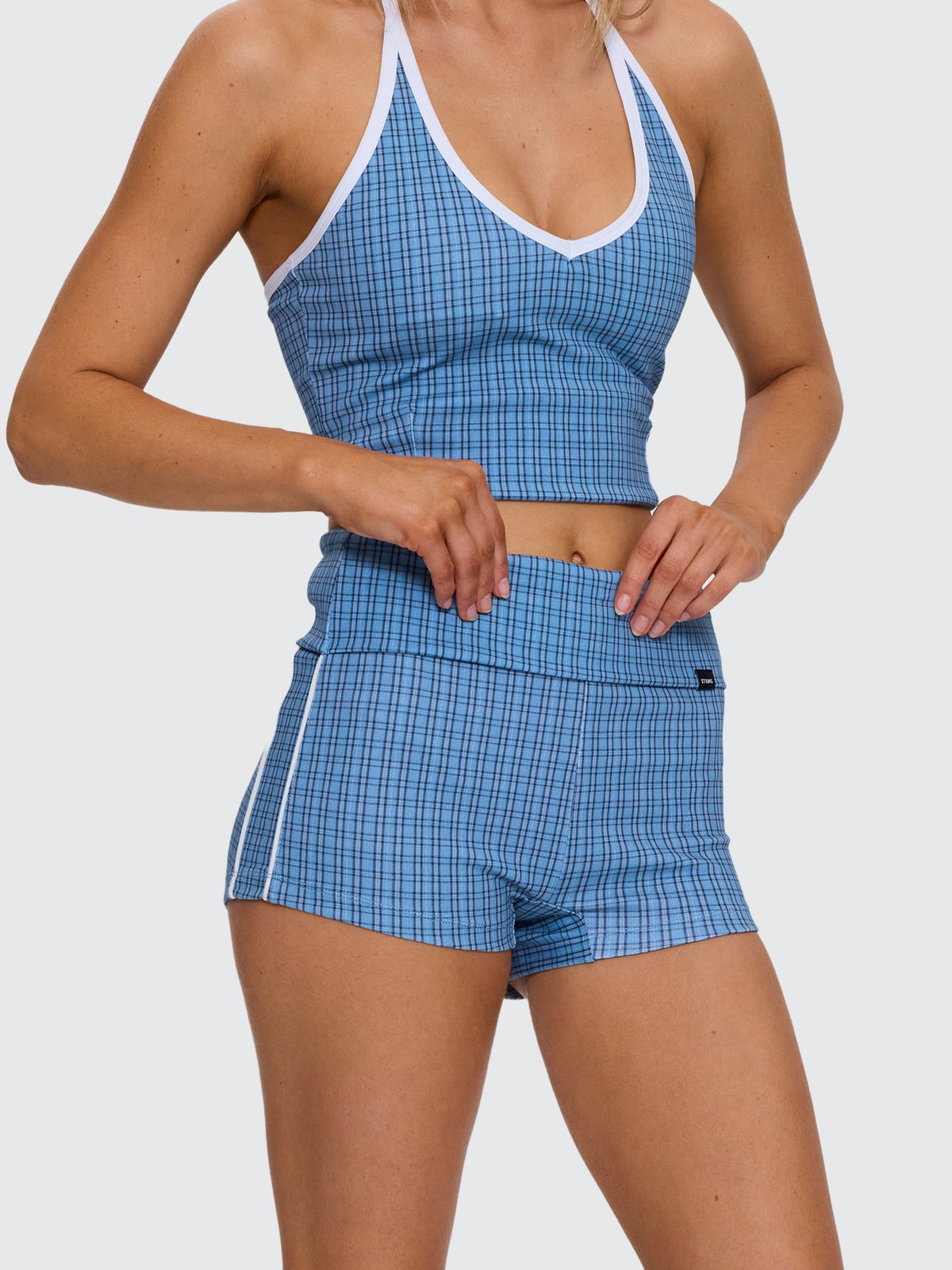 Lost Cause Booty Short - Vintage Blue 4