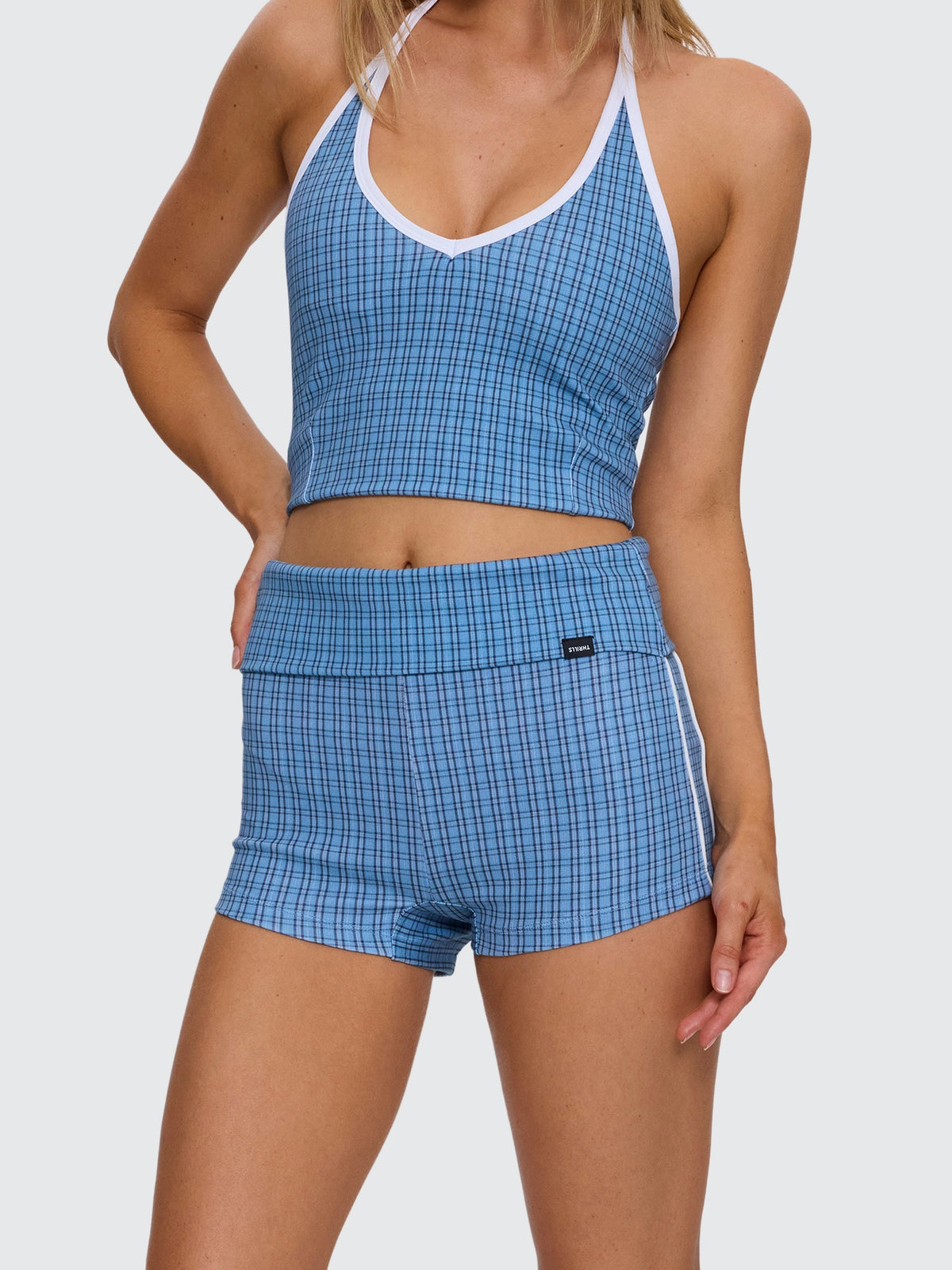Lost Cause Booty Short - Vintage Blue 4