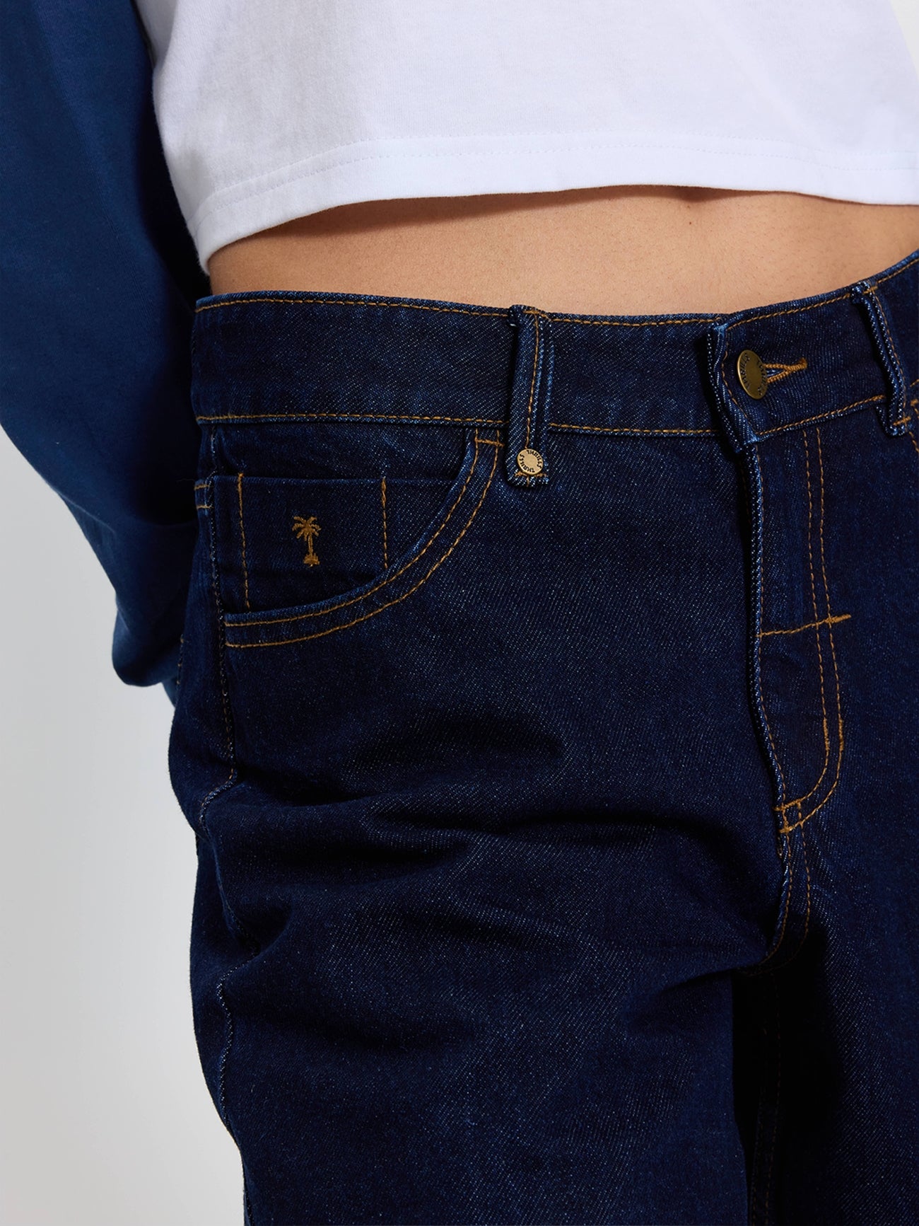 Billie Low Rise Baggy Jean - Raw Indigo