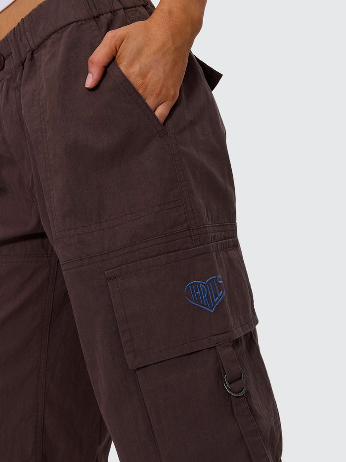 No Clue 3/4 Cargo Pant - Vintage Brown 4