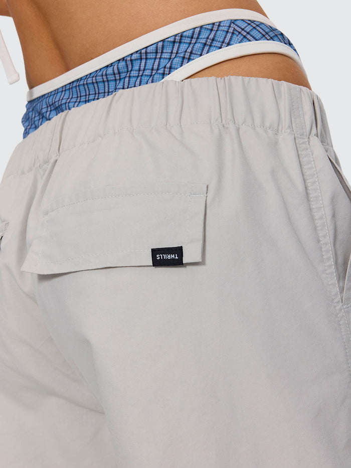 No Clue 3/4 Cargo Pant - Vapour Grey 4