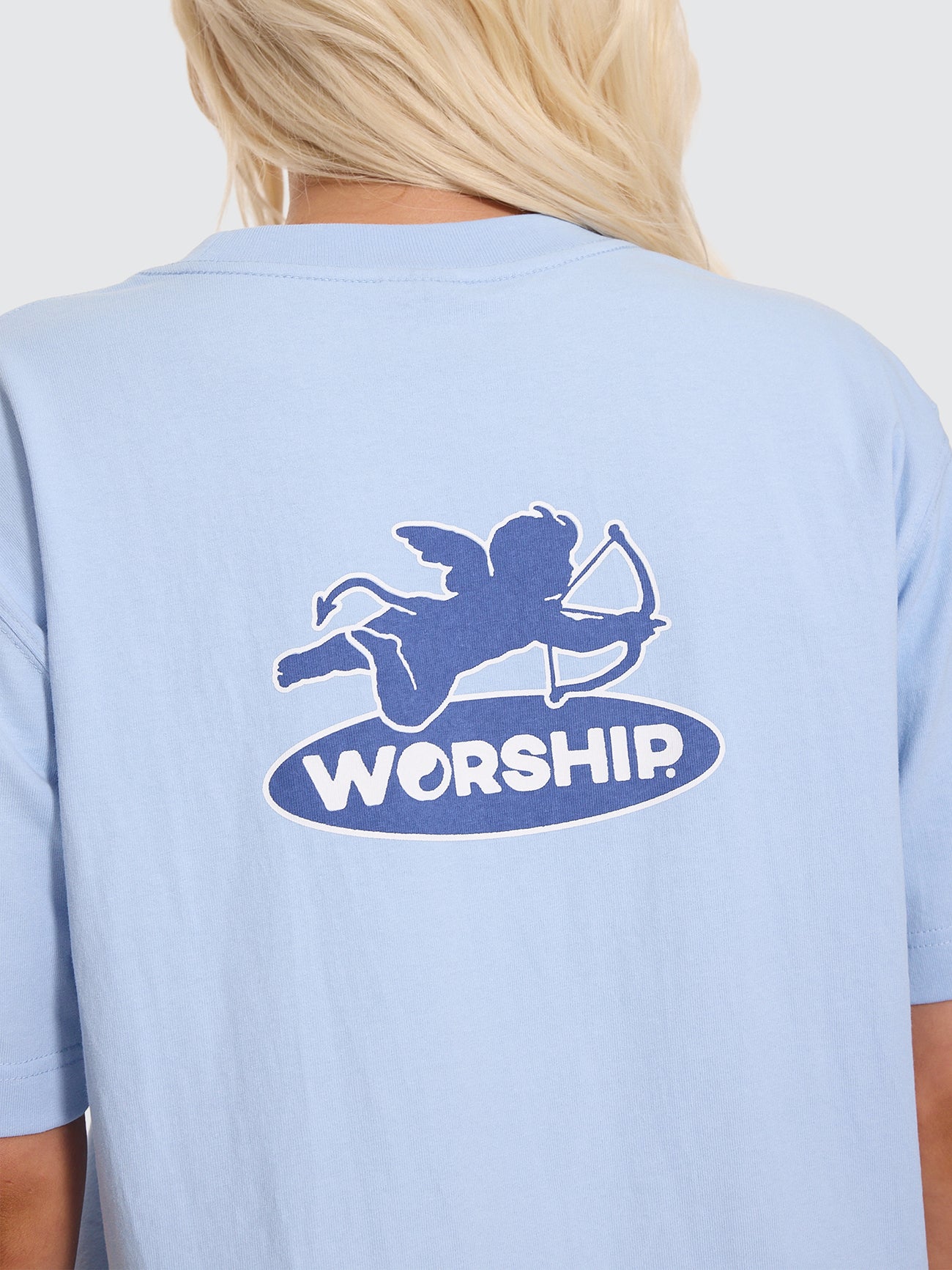 Shadow Cherub Regular Fit Tee - Dream Blue
