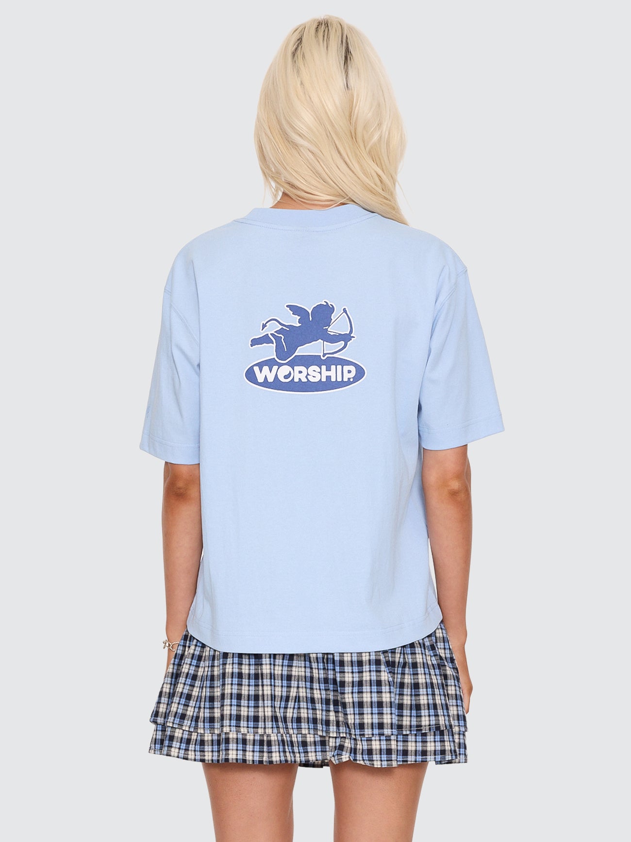 Shadow Cherub Regular Fit Tee - Dream Blue