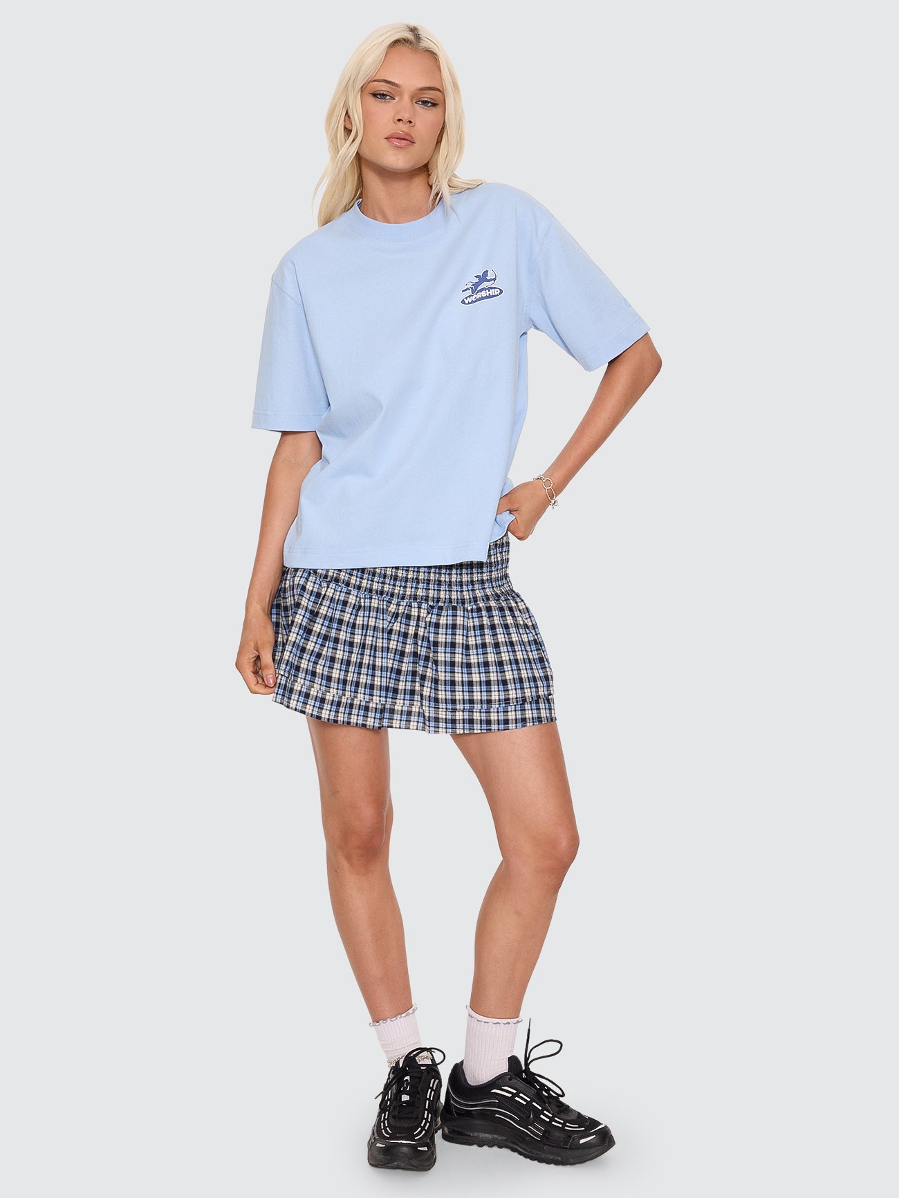 Shadow Cherub Regular Fit Tee - Dream Blue