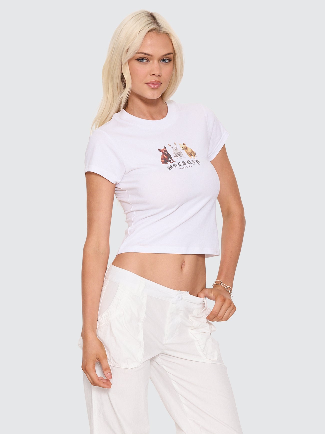 Chichi Teeny Tee - White