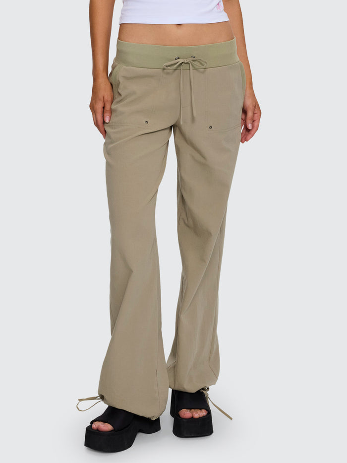 Army Brat Super Low Baggy Pant - Kelp Dust