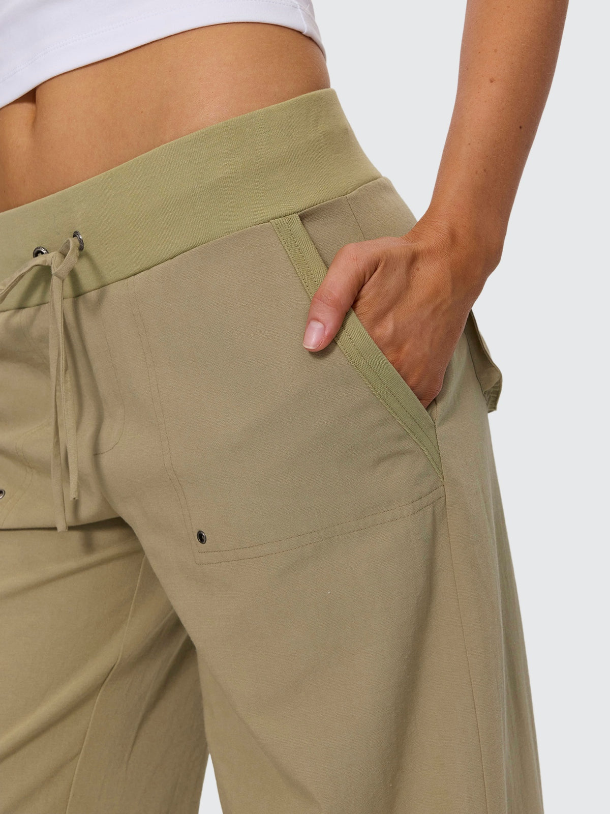 Army Brat Super Low Baggy Pant - Kelp Dust