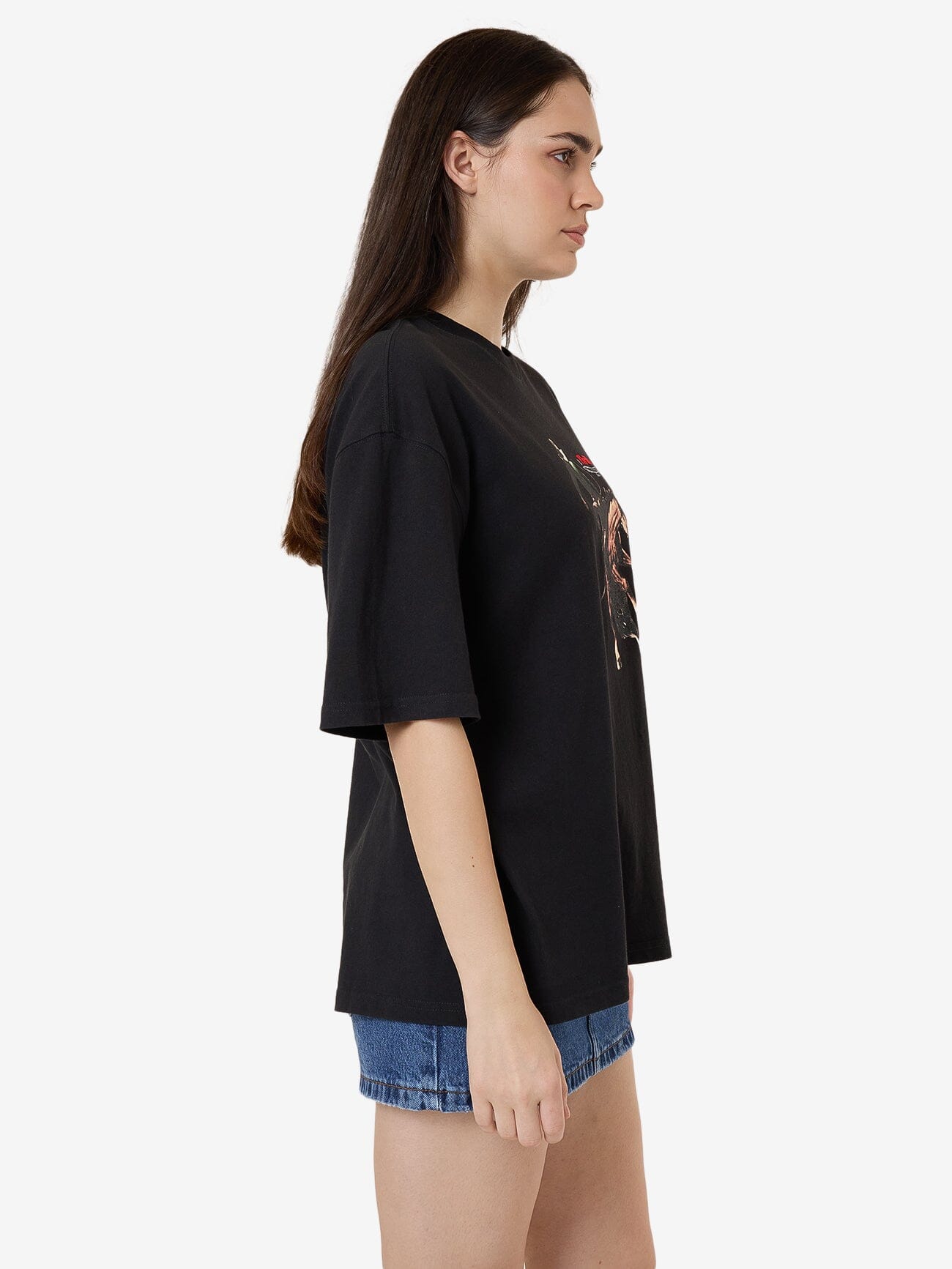 Eternal Outlaw Oversize Tee - Washed Black 4