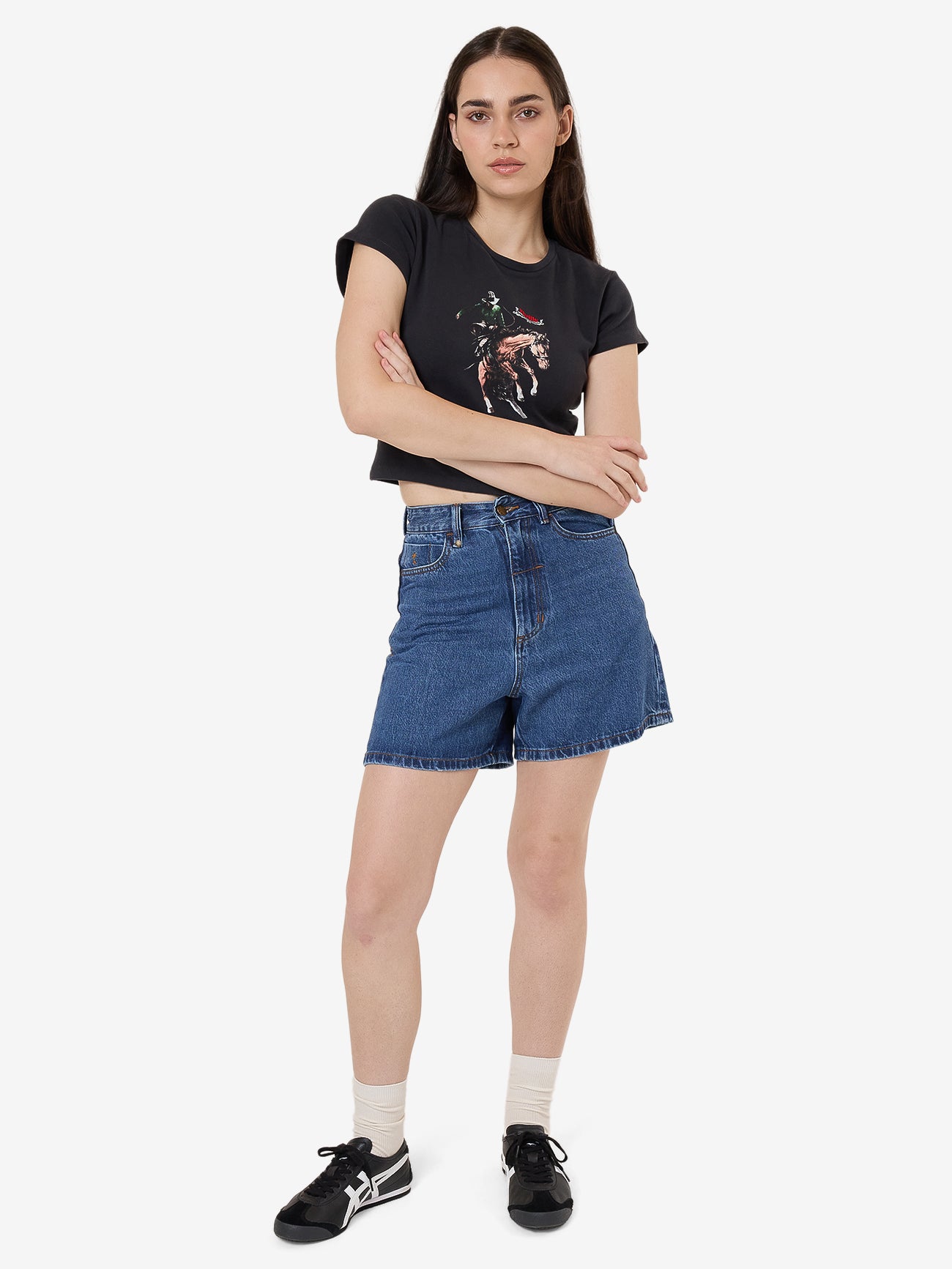 Eternal Outlaw Mini Tee - Washed Black 4