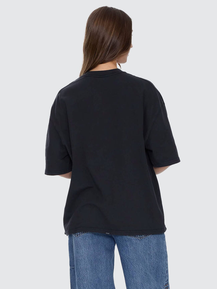 Constant Chaos Oversize Tee - Blue Graphite