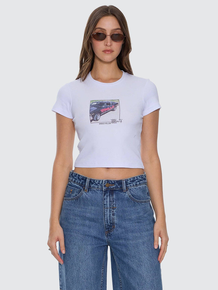 Die Fighting Mini Tee - White