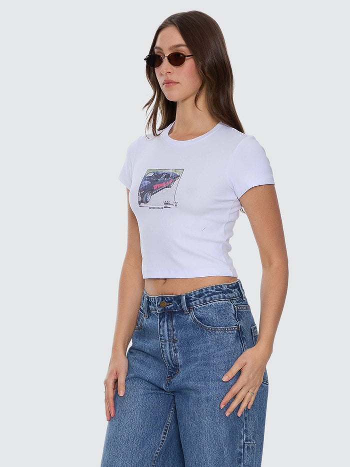 Die Fighting Mini Tee - White