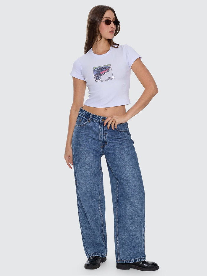 Die Fighting Mini Tee - White