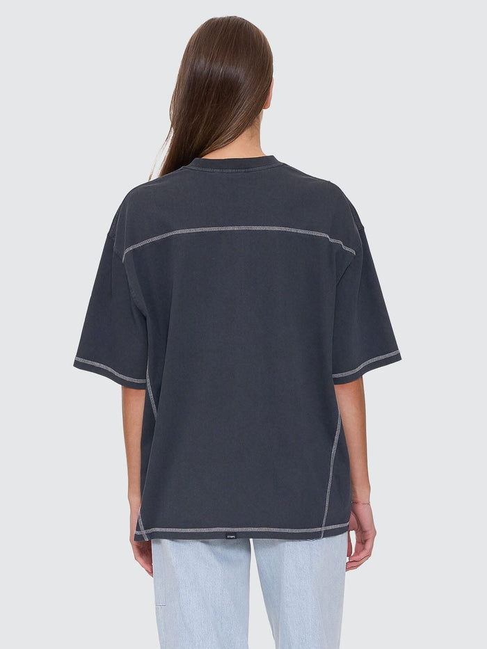 Compact Oversize Panel Tee - Ebony 4