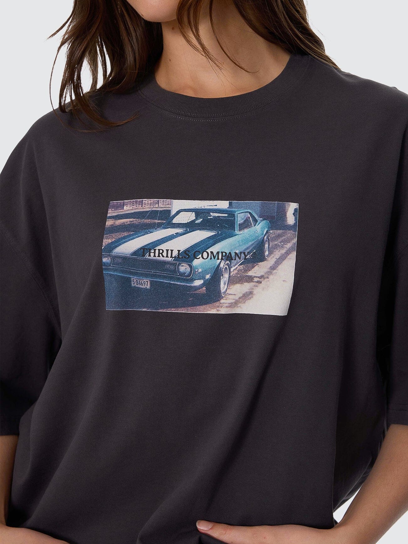 Precision Oversize Tee - Merch Black