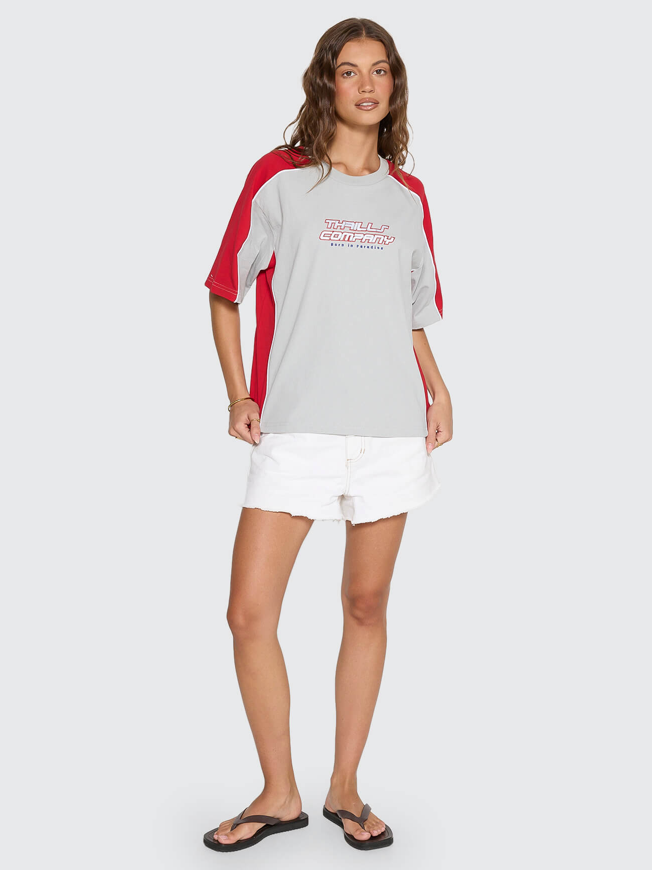 Rewind Square Tee - Glacier Grey 4