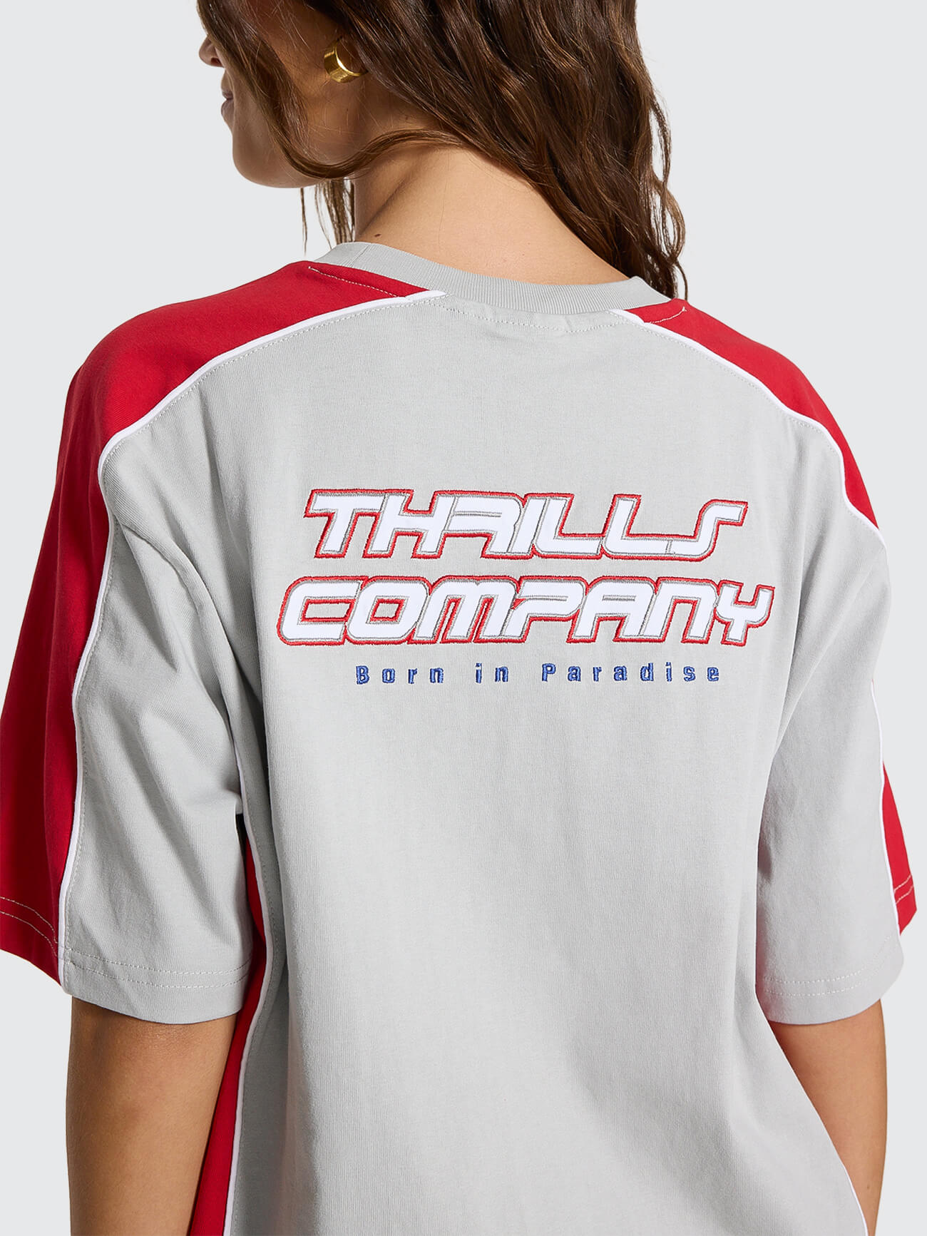 Rewind Square Tee - Glacier Grey 4