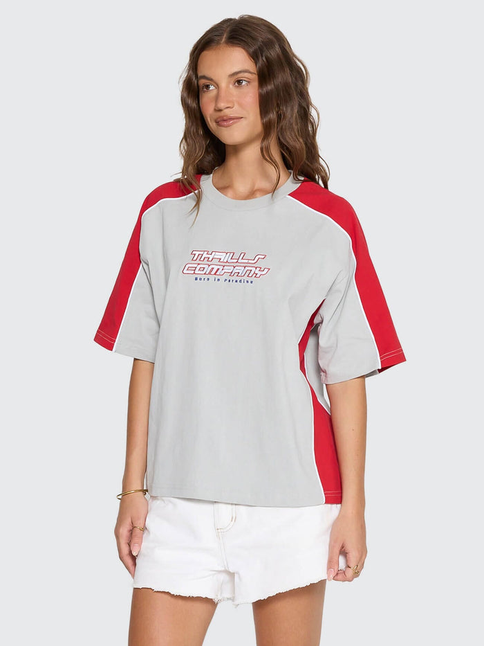 Rewind Square Tee - Glacier Grey 4