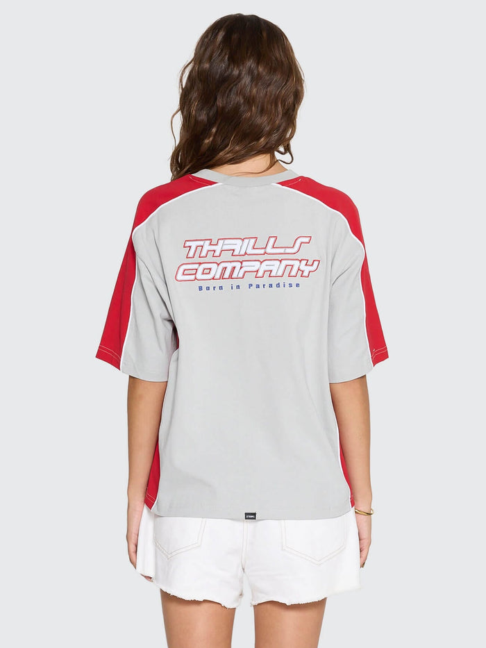 Rewind Square Tee - Glacier Grey 4